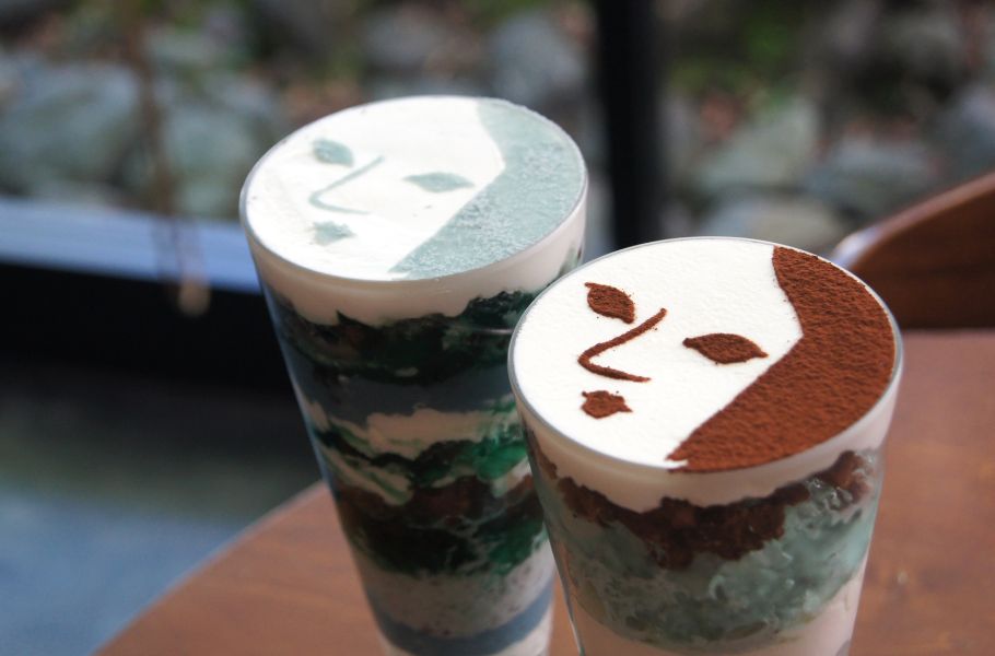 「よーじやカフェ」（京都・嵐山)からチョコミン党への挑戦状！?50倍スースーするチョコミントパフェを攻略せよ！